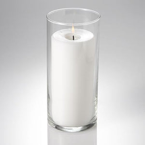 Customizable 8 1/2 INCH GLASS CANDLE HOLDER