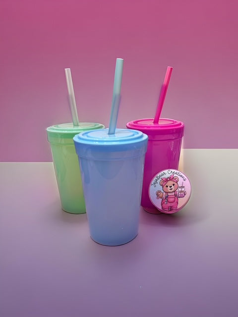 15oz color changing kid's plastic cup