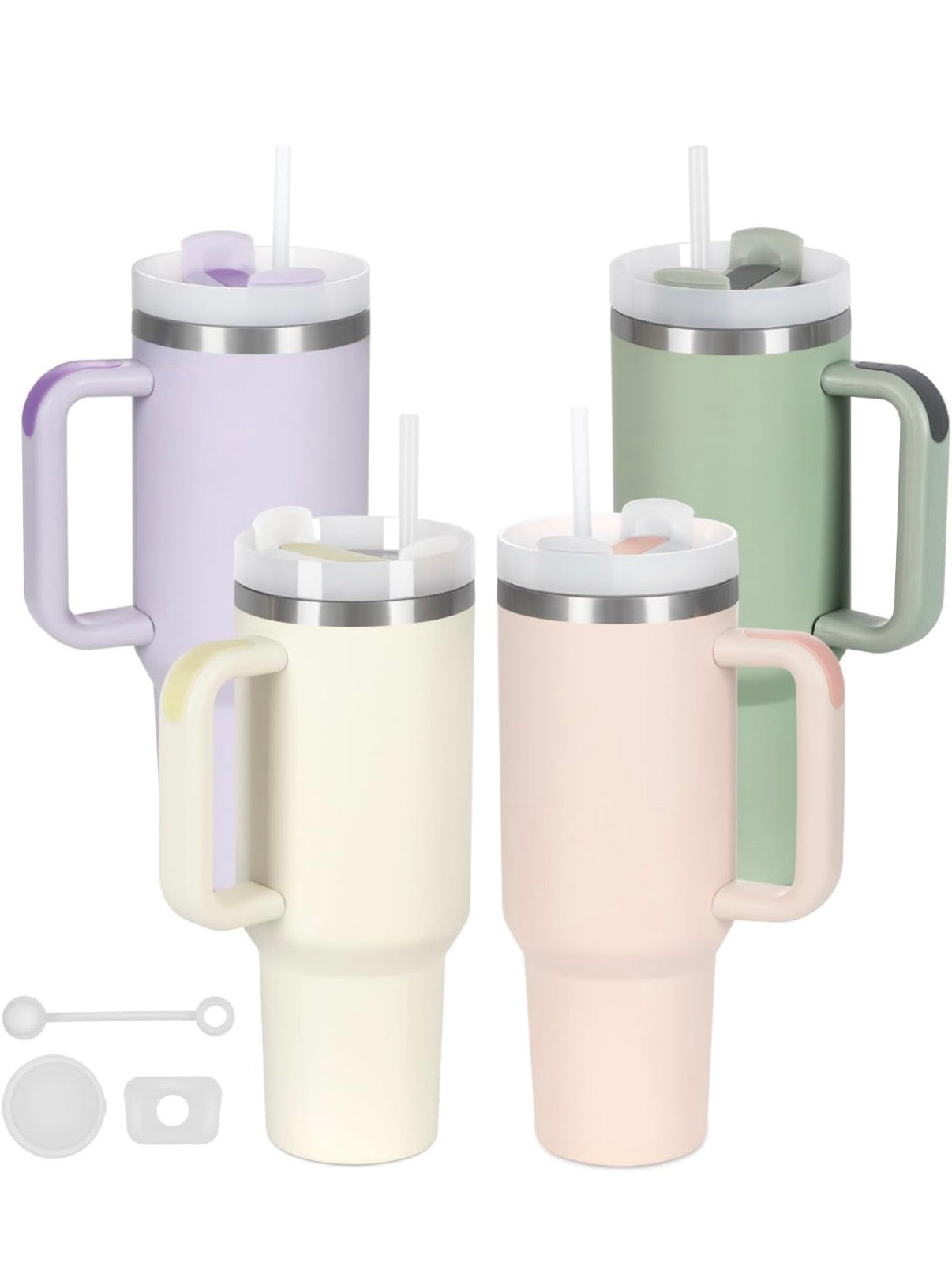 PRE-ORDER 40oz Stainless Steel Tumbler with Straw