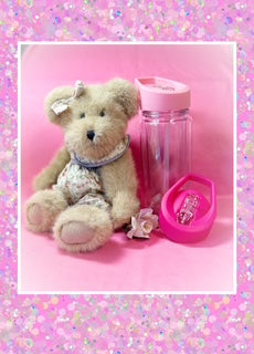 10oz kids snow globe water bottle