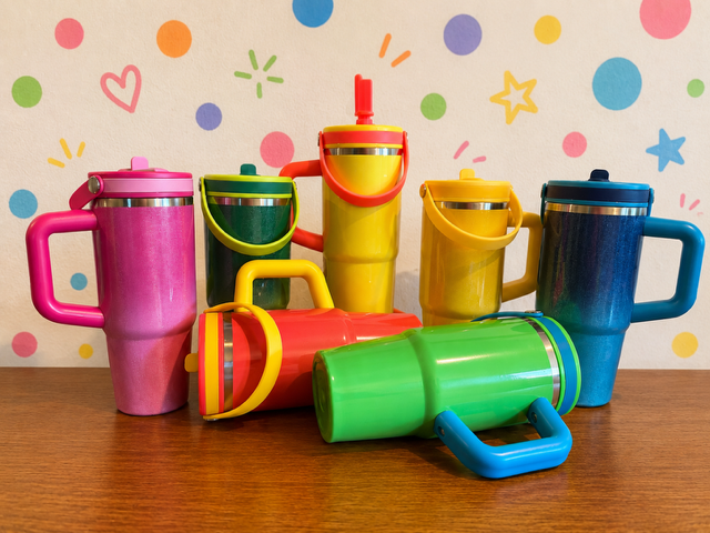 Double Handle 20oz Stainless Steel Tumbler