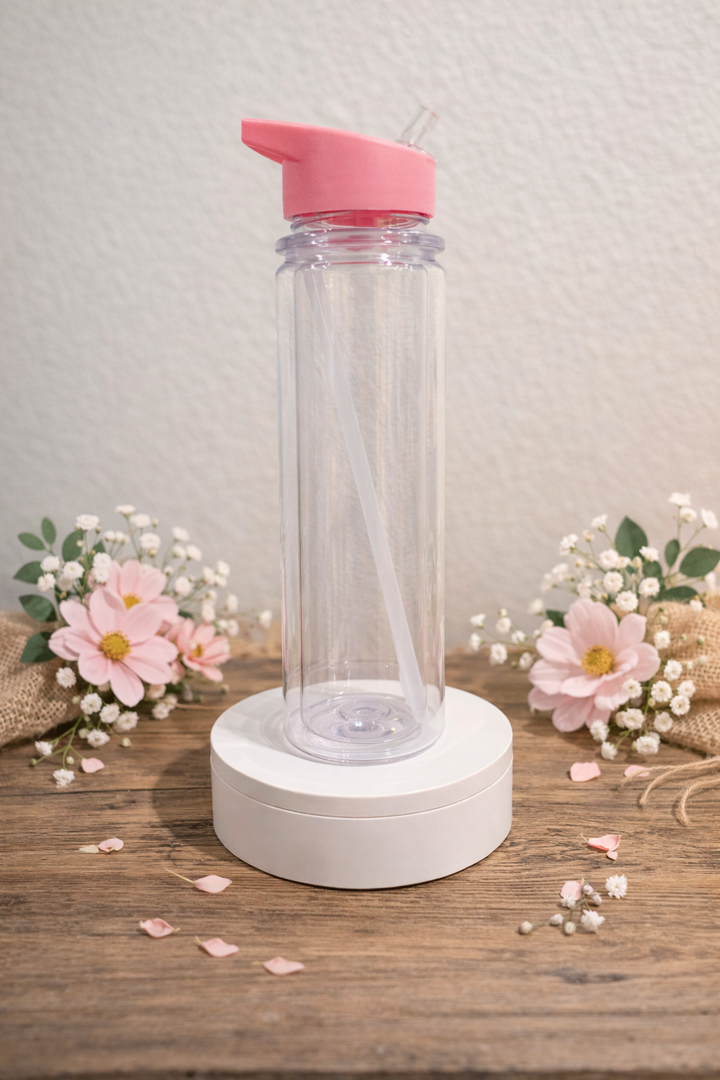 18oz Snow Globe Water Bottle