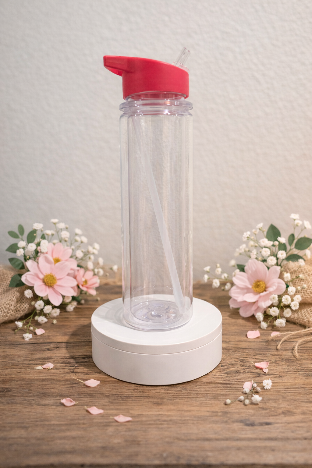 18oz Snow Globe Water Bottle