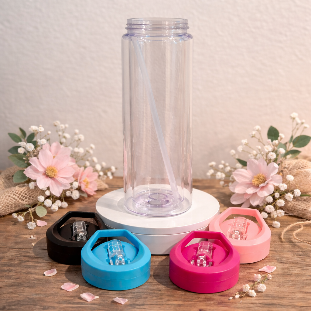 18oz Snow Globe Water Bottle