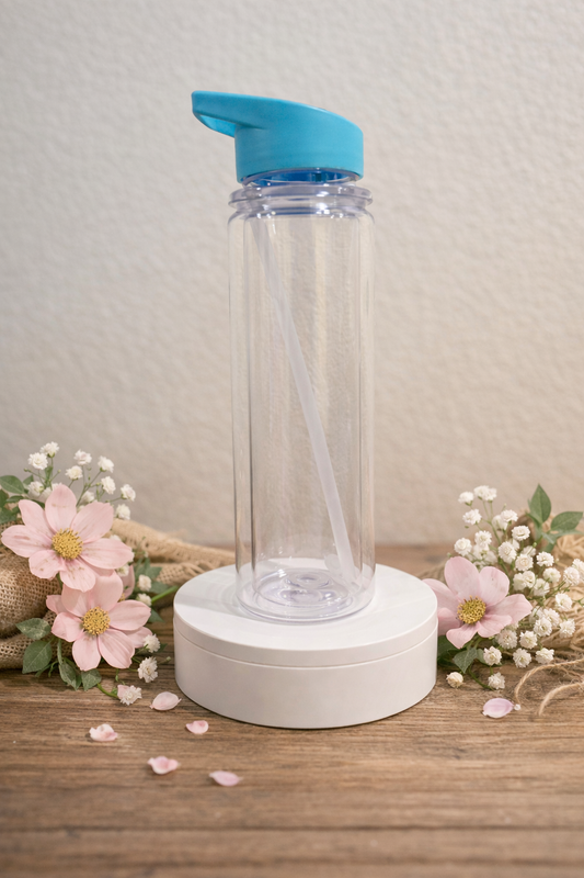 18oz Snow Globe Water Bottle