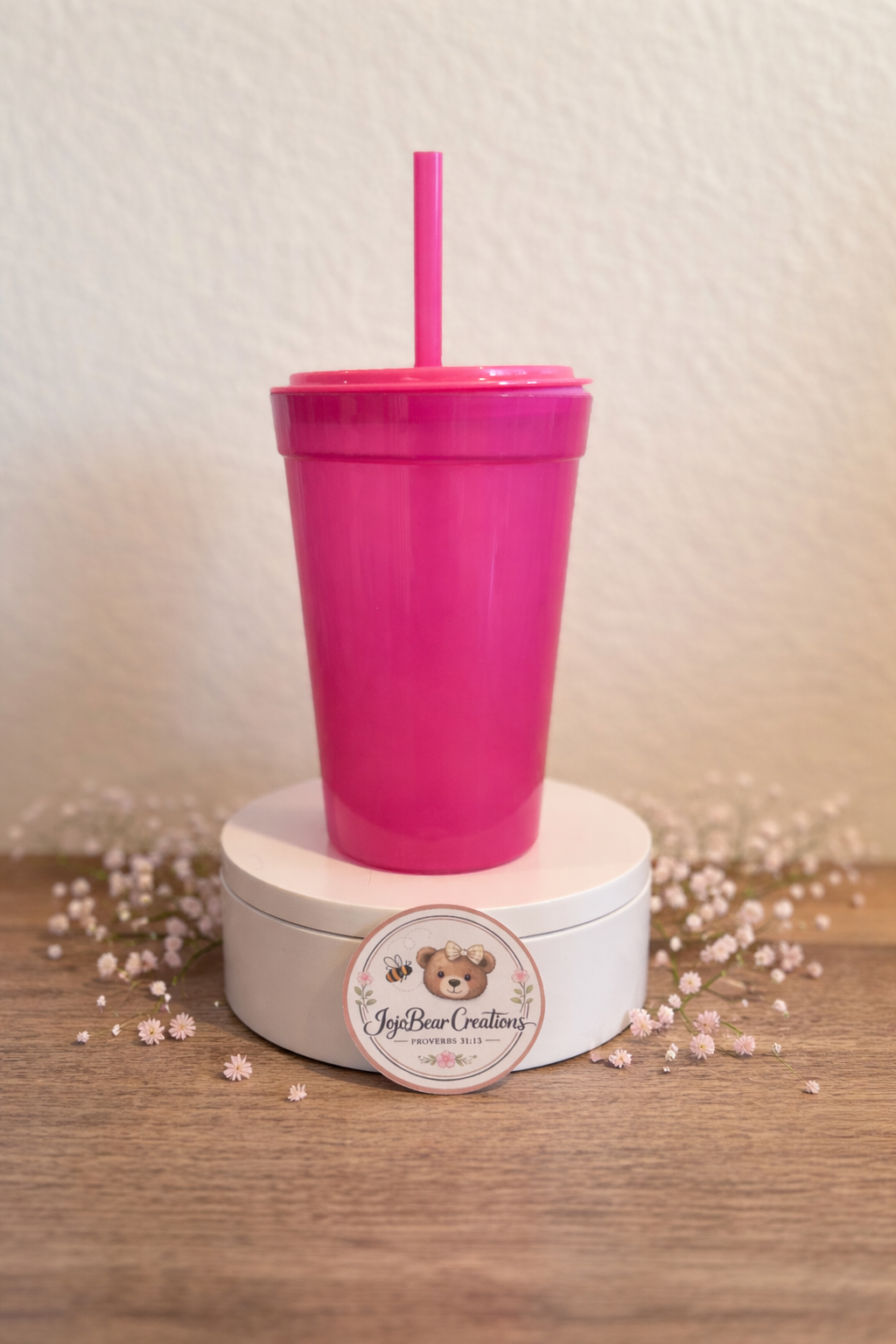 15oz color changing kid's plastic cup