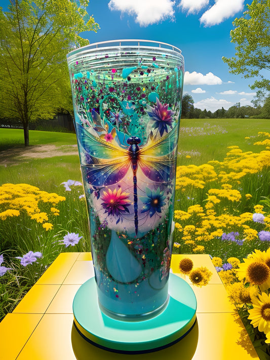 24oz DragonFly Lava Tumbler
