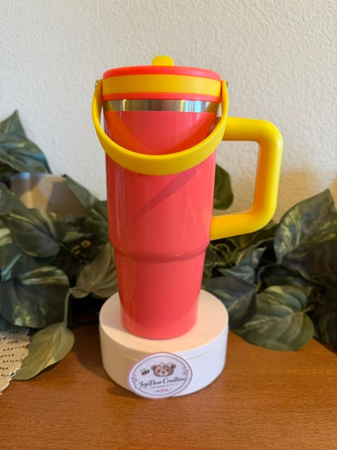 Double Handle 20oz Stainless Steel Tumbler